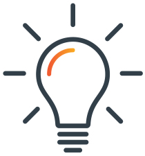 bulb idea icon